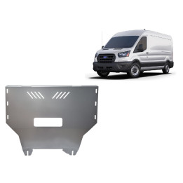 Aluminium Skid Plate for Engine, Scut Protection 4x4, Ford Transit 2013 - 2023 - EDK.ro