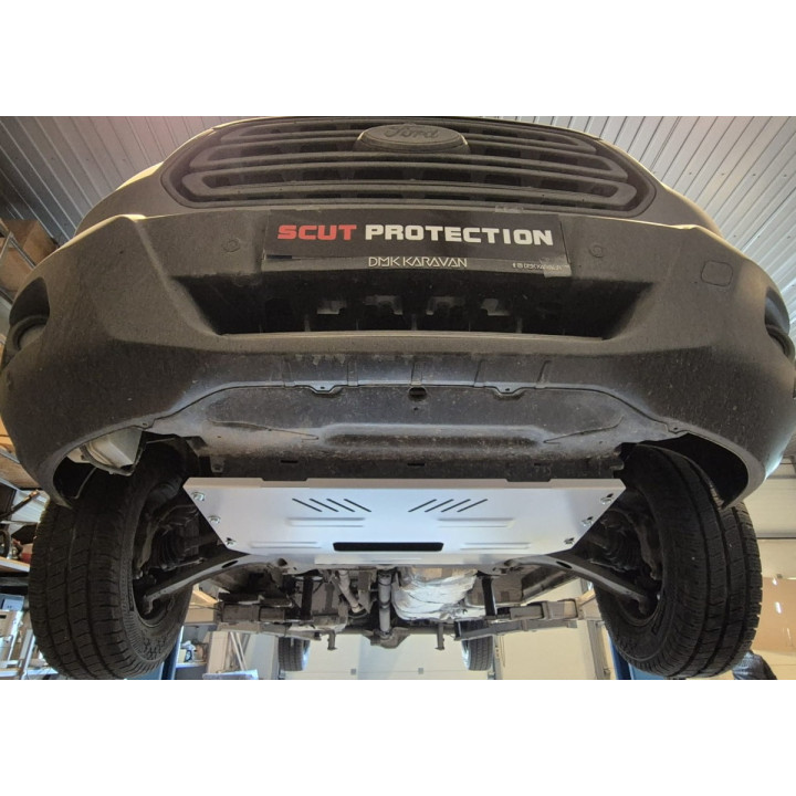 Scut Motor din Aluminiu, Scut Protection 4x4, Ford Transit 2013 - 2023 - EDK.ro