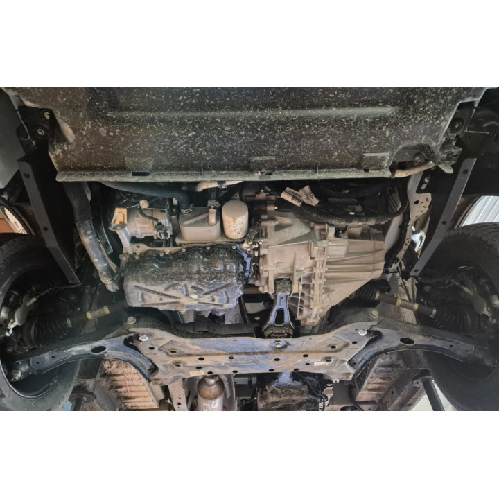 Aluminium Skid Plate for Engine, Scut Protection Front Wheel Drive, Ford Transit 2020 - Present - EDK.ro
