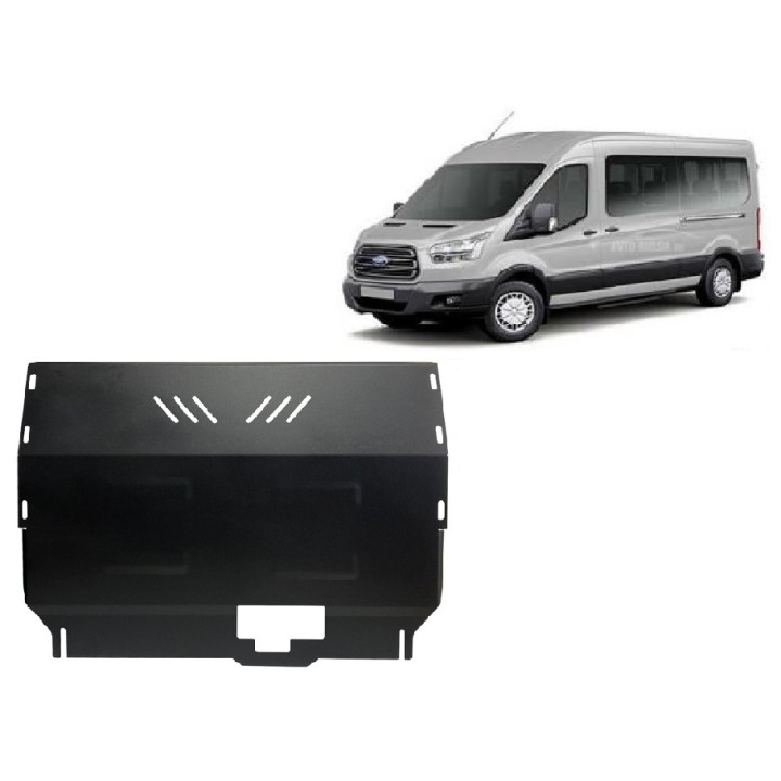 Skid Plate for Engine, Scut Protection Front Wheel Drive, Ford Transit 2020 - Present - EDK.ro