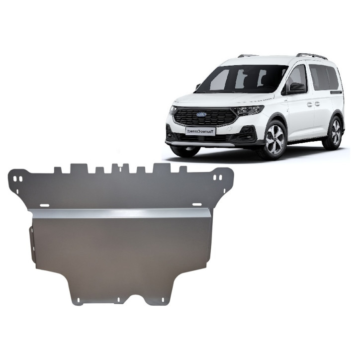 Scut Motor din Aluminiu, Scut Protection Tourneo Connect, Ford Transit Connect 2021 - Prezent - EDK.ro
