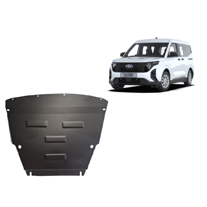 Scut Motor din Metalic, Scut Protection Tourneo Courier Lic, Ford Transit Courier 2023 - Prezent - EDK.ro