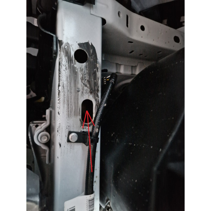 Aluminium Skid Plate for Engine, Scut Protection, Ford Transit Custom 2023 - Present - EDK.ro