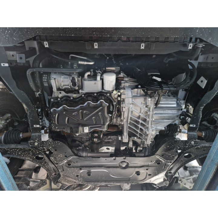 Aluminium Skid Plate for Engine, Scut Protection, Ford Transit Custom 2023 - Present - EDK.ro