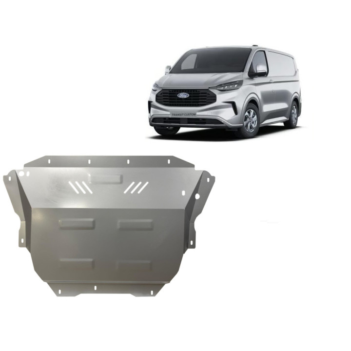 Scut Motor din Oțel Galvanizat, Scut Protection, Ford Transit Custom 2023 - Prezent - EDK.ro