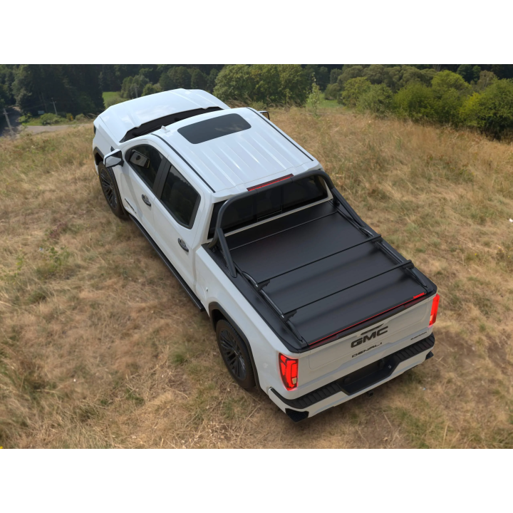 Manual Roll Top Tonneau Bed Cover, Tessera 4x4 Roll+, GMC Sierra 1500 Bed Length 5.8 Feet 2014 - 2018 - EDK.ro