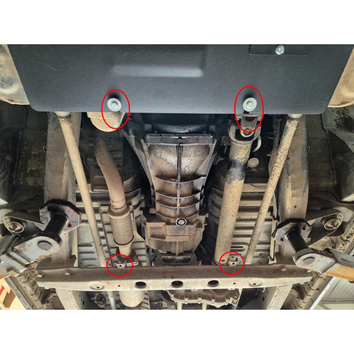 Skid Plate for Gearbox, Scut Protection, Hyundai Terracan 2001 - 2007 - EDK.ro