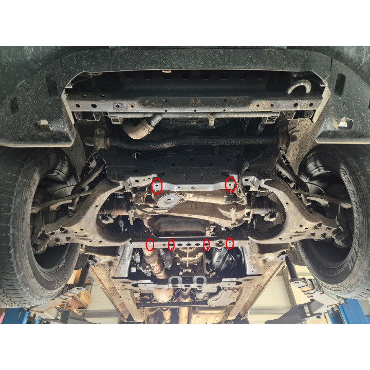 Skid Plate for Engine, Scut Protection, Isuzu D-Max 2019 - Present - EDK.ro