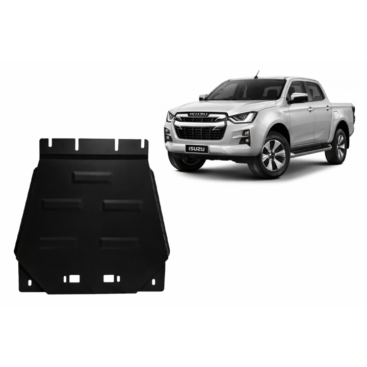 Skid Plate for Gearbox, Scut Protection, Isuzu D-Max 2019 - Present - EDK.ro