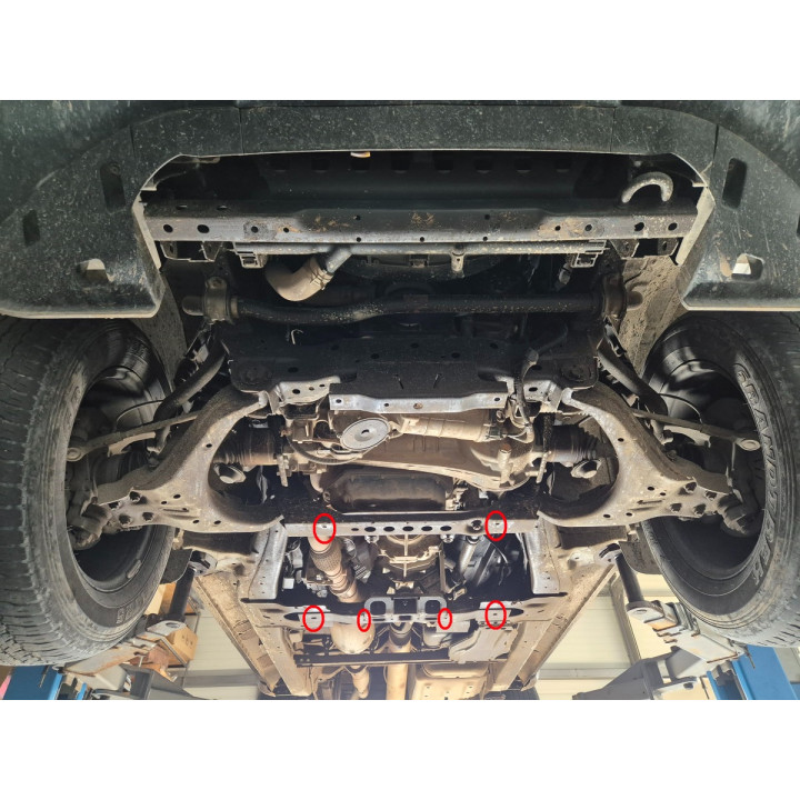 Skid Plate for Gearbox, Scut Protection, Isuzu D-Max 2019 - Present - EDK.ro