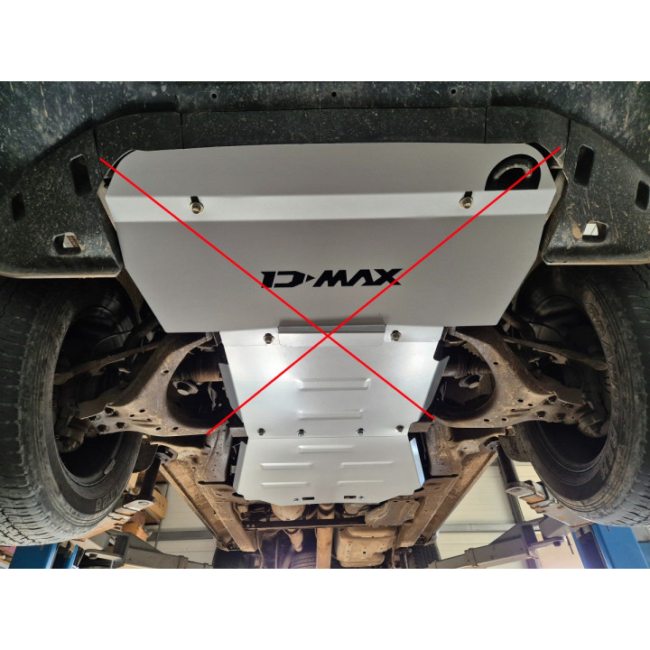 Skid Plate for Gearbox, Scut Protection, Isuzu D-Max 2019 - Present - EDK.ro
