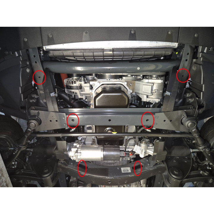 Skid Plate for Engine, Scut Protection 4, Iveco Daily 2006 - 2011 - EDK.ro