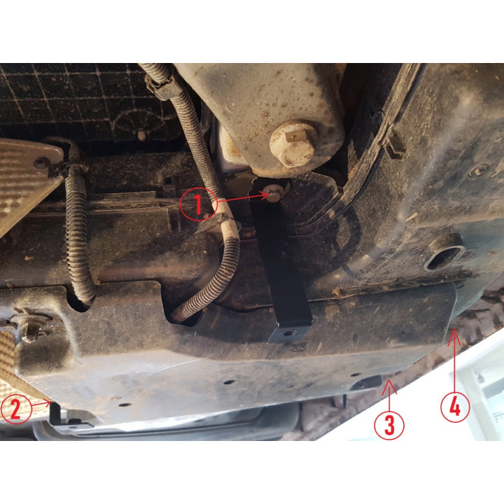 Skid Plate for AdBlue Tank, Scut Protection, MAN TGE 2017 - 2020 - EDK.ro