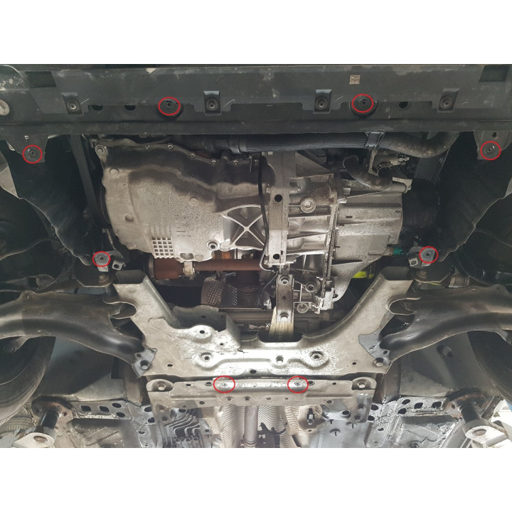 Skid Plate for Engine, Scut Protection, Mercedes-Benz Citan 2012 - 2021 - EDK.ro