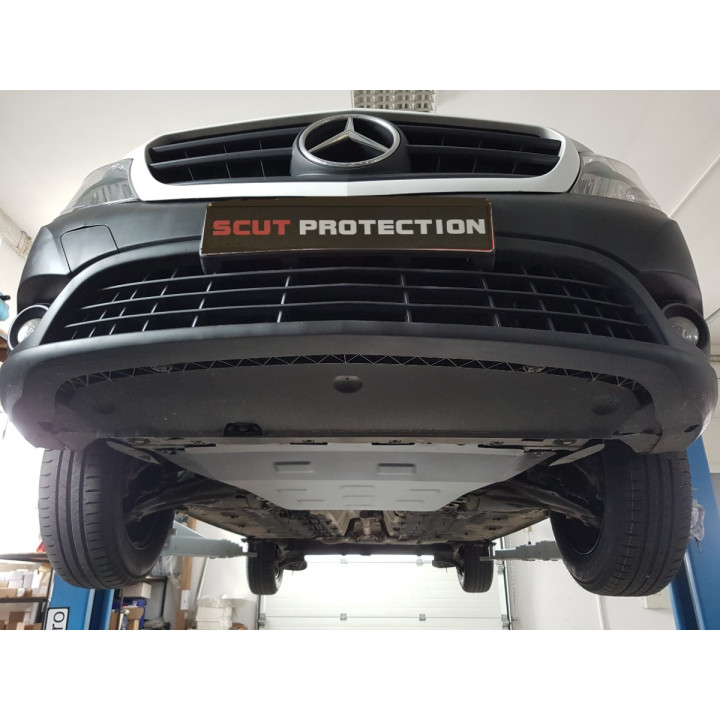 Skid Plate for Engine, Scut Protection, Mercedes-Benz Citan 2012 - 2021 - EDK.ro