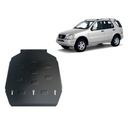 Skid Plate for Gearbox and Transfer Case, Scut Protection W163, Mercedes-Benz ML 1998 - 2005 - EDK.ro