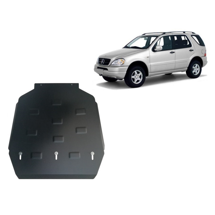 Skid Plate for Gearbox and Transfer Case, Scut Protection W163, Mercedes-Benz ML 1998 - 2005 - EDK.ro