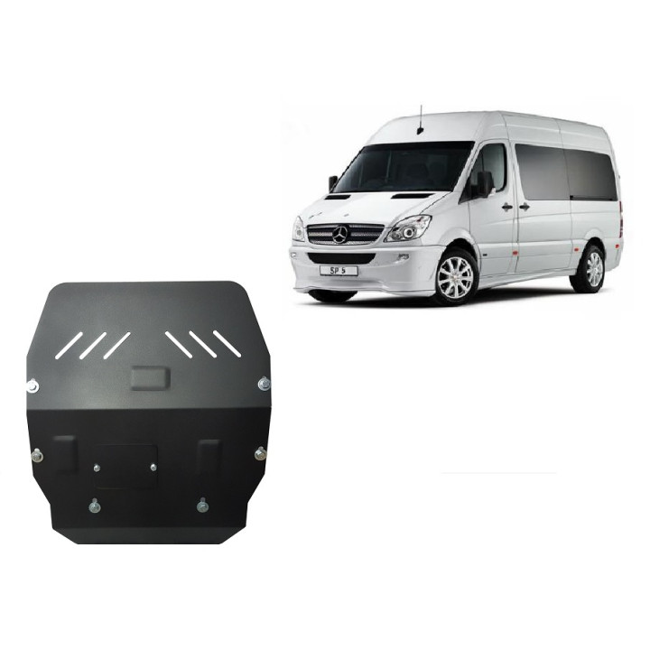 Skid Plate for Engine and Gearbox, Scut Protection, Mercedes-Benz Sprinter 2006 - 2017 - EDK.ro