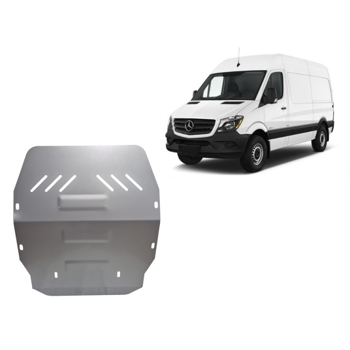 Scut Motor și Cutie de Viteze din Aluminiu, Scut Protection, Mercedes-Benz Sprinter 2006 - 2018 - EDK.ro
