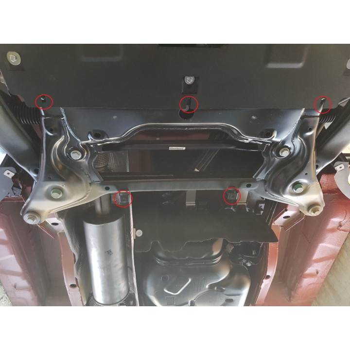 Skid Plate for Engine, Scut Protection Sprinter Front Wheel Drive, Mercedes-Benz Sprinter 2018 - Present - EDK.ro