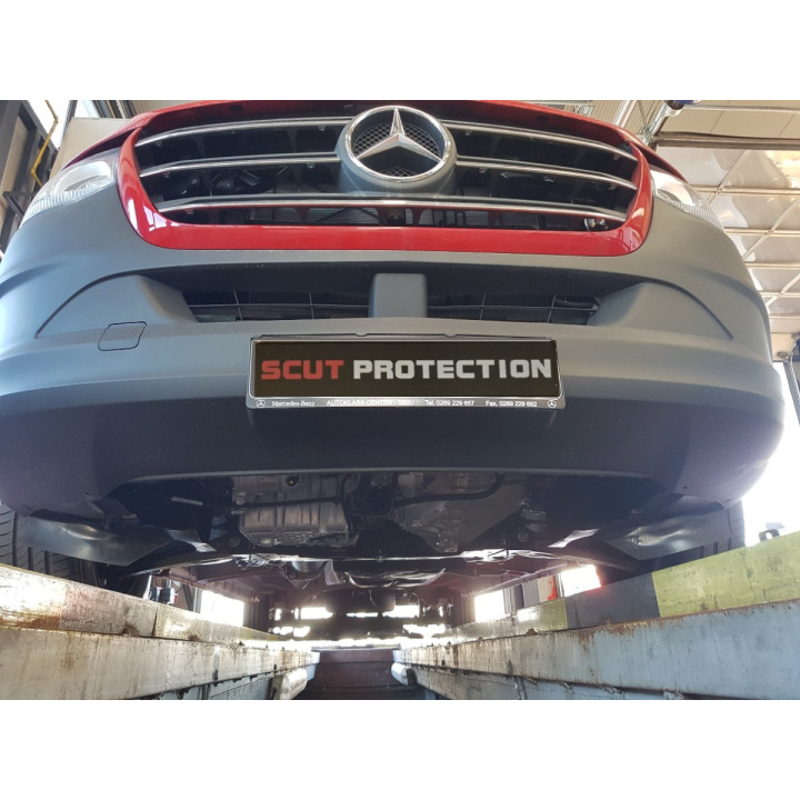 Skid Plate for Engine, Scut Protection Sprinter Front Wheel Drive, Mercedes-Benz Sprinter 2018 - Present - EDK.ro