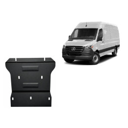 Skid Plate for Gearbox, Scut Protection 4x4, Mercedes-Benz Sprinter 2024 - Present - EDK.ro