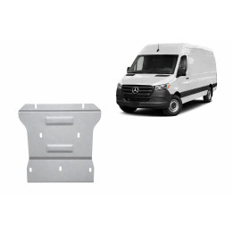 Aluminium Skid Plate for Gearbox, Scut Protection 4x4, Mercedes-Benz Sprinter 2024 - Present - EDK.ro