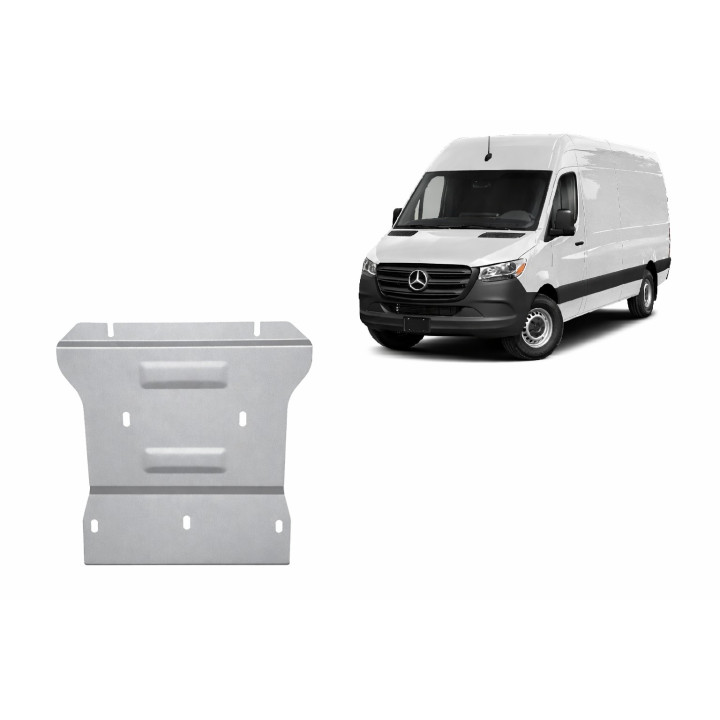 Scut Cutie de Viteze din Aluminiu, Scut Protection 4x4, Mercedes-Benz Sprinter 2024 - Prezent - EDK.ro