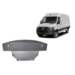 Aluminium Skid Plate for Engine, Scut Protection 4x4, Mercedes-Benz Sprinter 2024 - Present - EDK.ro