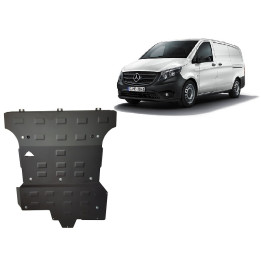 Skid Plate for Engine, Scut Protection 2.2 D 4x4, Mercedes-Benz V-Class 2014 - 2020 - EDK.ro