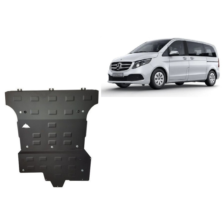 Skid Plate for Engine, Scut Protection 2.2 D 4x4, Mercedes-Benz V-Class 2020 - Present - EDK.ro