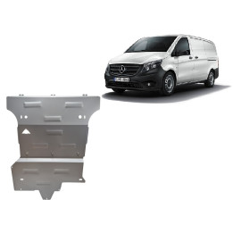 Scut Motor din Aluminiu, Scut Protection 4x4, Mercedes-Benz V-Class 2020 - Prezent - EDK.ro
