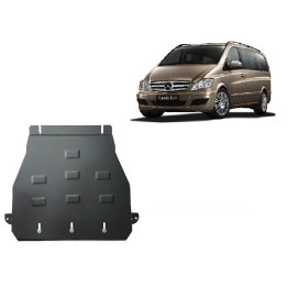 Skid Plate for Gearbox, Scut Protection 2.2 D 4x2, Mercedes-Benz Viano 2003 - 2014 - EDK.ro