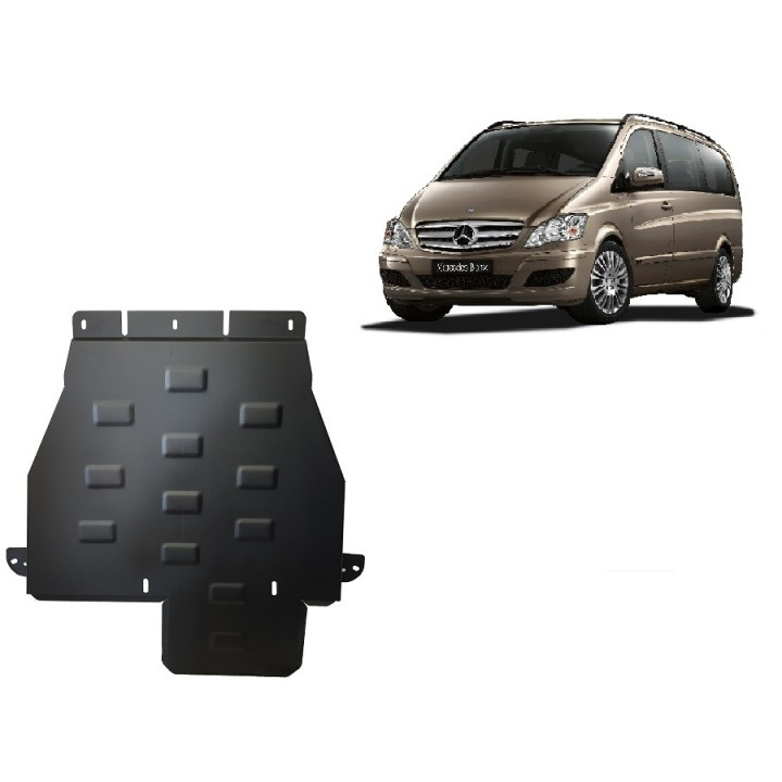 Scut Cutie de Viteze și Cutie de Transfer din Metalic, Scut Protection Automat 4x4 Versiune, Mercedes-Benz Viano 2003 - 2014 - E