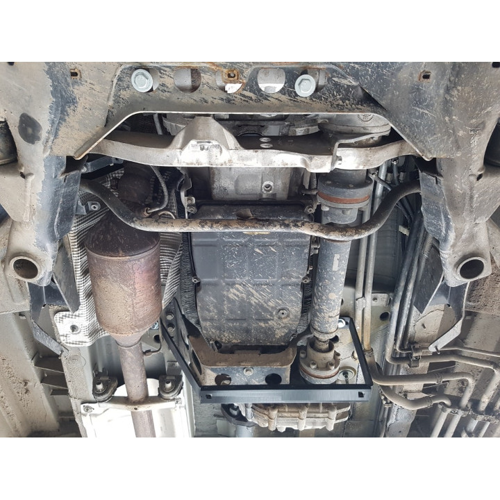 Metal Skid Plate for Gearbox and Transfer Case, Scut Protection Automatic 4x4 Version, Mercedes-Benz Viano 2003 - 2014 - EDK.ro