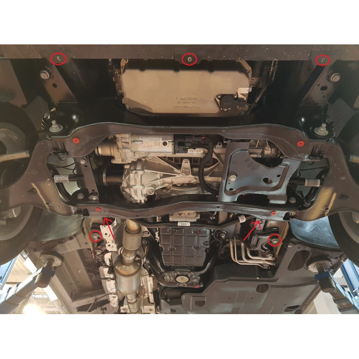 Skid Plate for Engine, Scut Protection 2.2 D 4x4, Mercedes-Benz Viano 2020 - Present - EDK.ro
