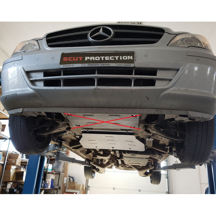 Scut Cutie de Viteze, Scut Protection 2.2 D 4x2, Mercedes-Benz Vito 2003 - 2014 - EDK.ro