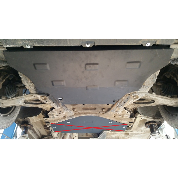 Skid Plate for Engine, Scut Protection 4x2 1.6 D, Mercedes-Benz Vito 2014 - Present - EDK.ro