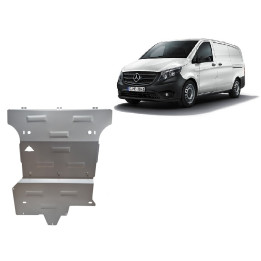Scut Motor din Aluminiu, Scut Protection 4x4, Mercedes-Benz Vito 2020 - Prezent - EDK.ro