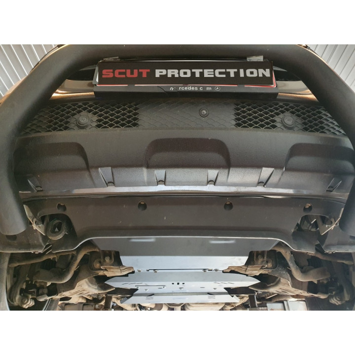 Skid Plate for Engine, Scut Protection, Mercedes-Benz X-Class 2017 - 2020 - EDK.ro