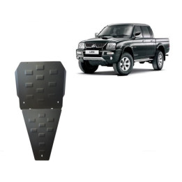Skid Plate for Gearbox and Differential, Scut Protection, Mitsubishi L200 1998 - 2007 - EDK.ro