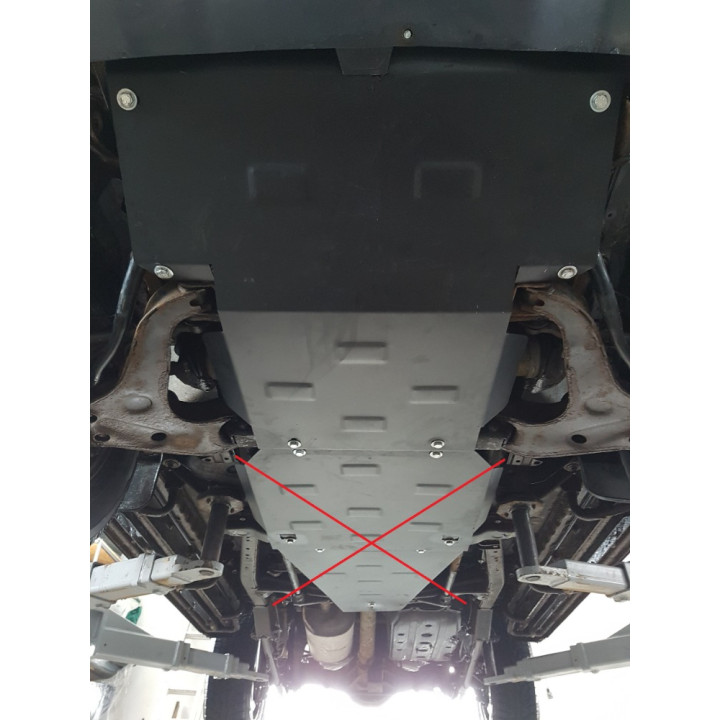 Skid Plate for Engine, Scut Protection, Mitsubishi L200 1998 - 2007 - EDK.ro
