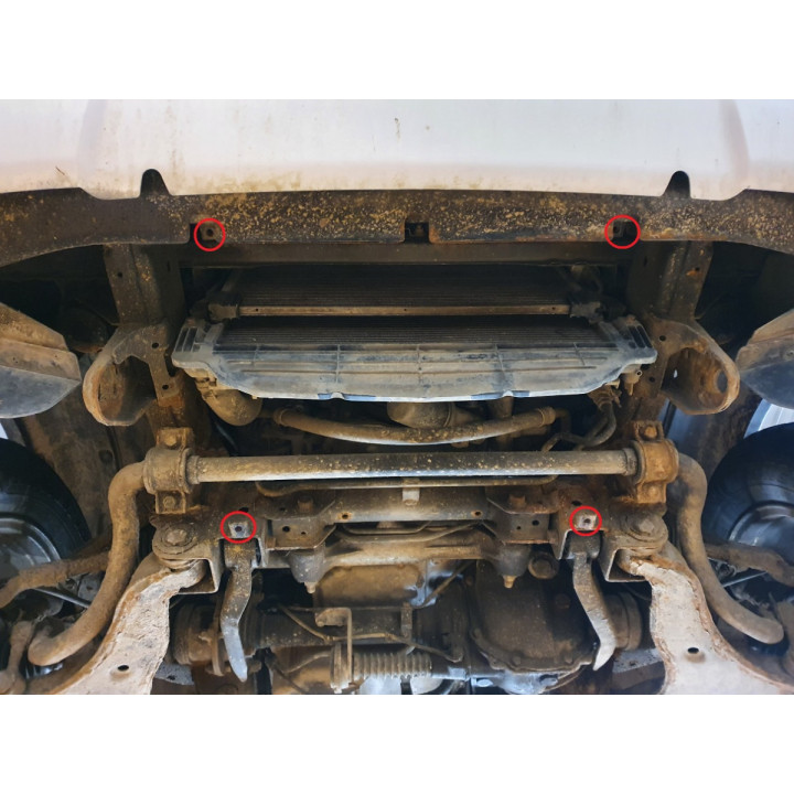 Scut Radiator, Scut Protection, Mitsubishi L200 2015 - Prezent - EDK.ro