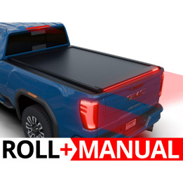 Manual Roll Top Tonneau Bed Cover, Tessera 4x4 Roll+, GMC Sierra 3500 Bed Length 6.6 Feet 2015 - 2019 - EDK.ro