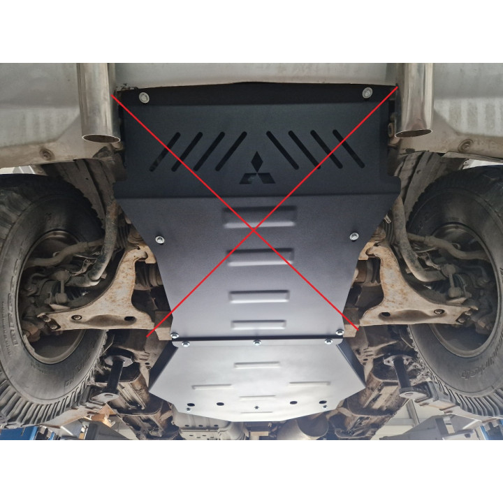 Scut Cutie de Viteze, Scut Protection 3 Vers. 2.0, Mitsubishi Pajero, Volvo V60 / V70 1999 - 2007 - EDK.ro