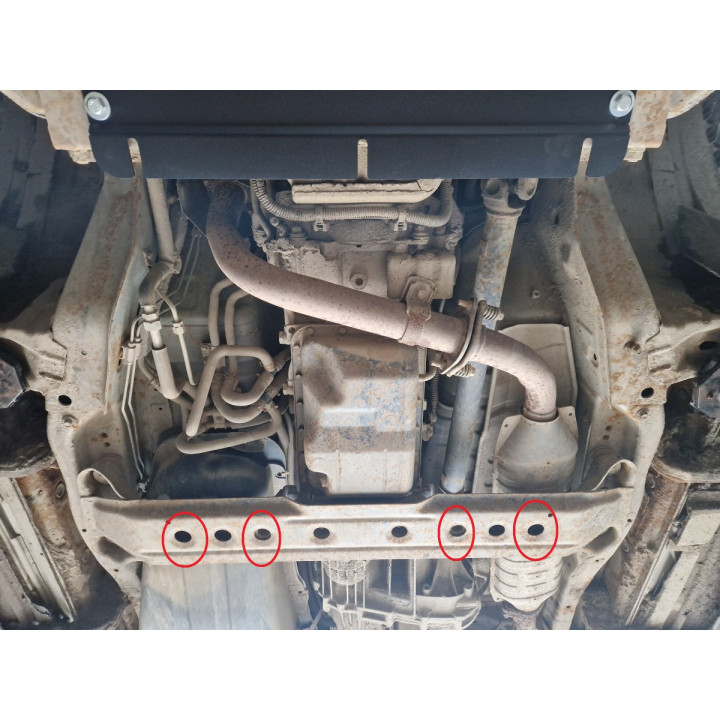 Skid Plate for Gearbox, Scut Protection 4, Mitsubishi Pajero, Volvo V90 2007 - 2021 - EDK.ro