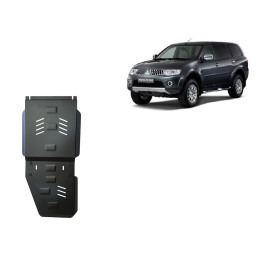 Skid Plate for Gearbox, Scut Protection 2 and Radiator, Mitsubishi Pajero Sport 2007 - Present - EDK.ro