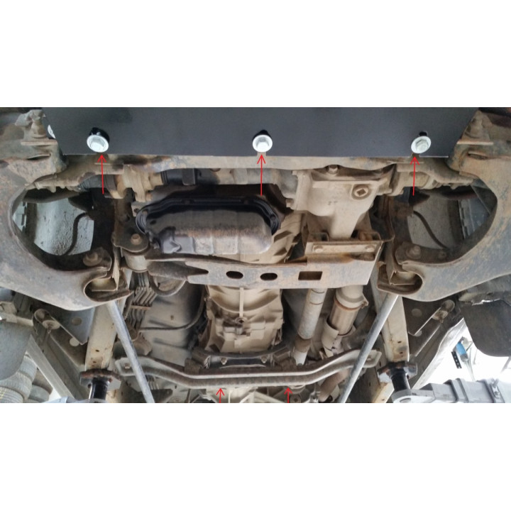 Skid Plate for Gearbox, Scut Protection, Nissan Navara 1997 - 2004 - EDK.ro