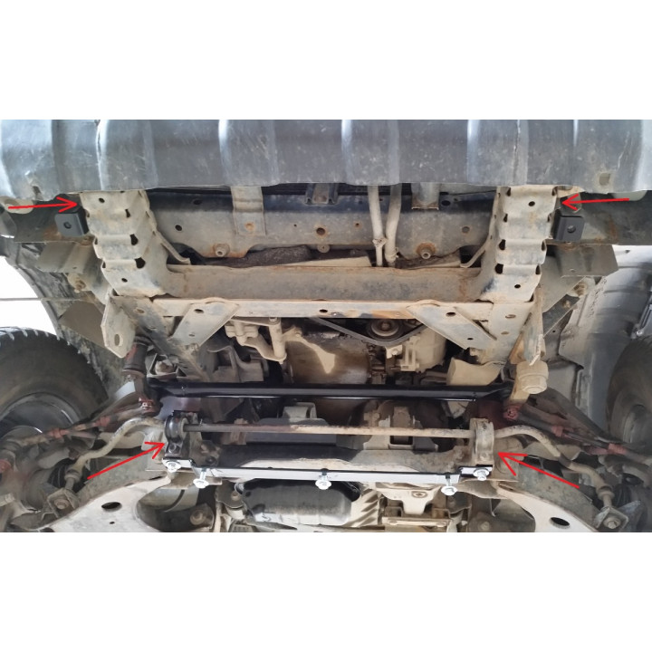 Skid Plate for Engine, Scut Protection Pick Up, Nissan Navara 1997 - 2004 - EDK.ro