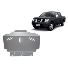 Aluminium Skid Plate for Engine, Scut Protection, Nissan Navara 2005 - 2015 - EDK.ro
